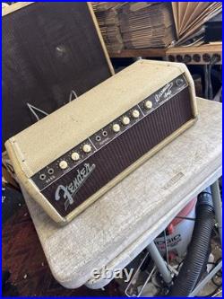 Vintage 1962 Fender Bassman Blond Brown face Amp Tube Amplifier