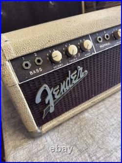 Vintage 1962 Fender Bassman Blond Brown face Amp Tube Amplifier Vintage 1962 Fender Bassman Blond Brown face Amp Tube Amplifier