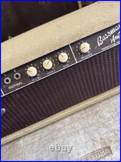 Vintage 1962 Fender Bassman Blond Brown face Amp Tube Amplifier
