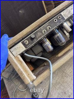 Vintage 1962 Fender Bassman Blond Brown face Amp Tube Amplifier
