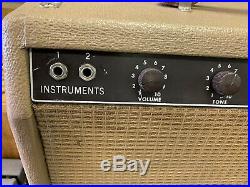 Vintage 1962 Fender Princeton Guitar Tube Amplifier Amp