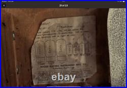 Vintage 1962 Fender Tremolux Guitar Amplifier