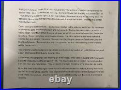 Vintage 1962 HH Scott Stereomaster 222C Tube Amplifier SHOWN WORKING READ