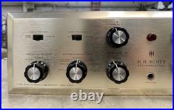 Vintage 1962 HH Scott Stereomaster 222C Tube Amplifier SHOWN WORKING READ