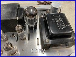 Vintage 1962 HH Scott Stereomaster 222C Tube Amplifier SHOWN WORKING READ