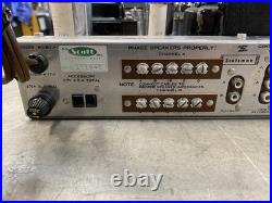 Vintage 1962 HH Scott Stereomaster 222C Tube Amplifier SHOWN WORKING READ