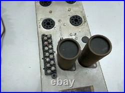 Vintage 1963 Executone M7004 Tube Amplifier Dual 6L6 5U4 for Guitar Amp Rebuild