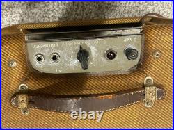Vintage 1963 Fender Champ 5F1 Tweed Tube Amp