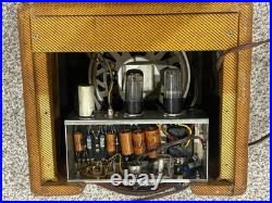 Vintage 1963 Fender Champ 5F1 Tweed Tube Amp