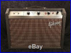 Vintage 1964 Gibson GA-5T Skylark Tube Guitar Amp, Clean Original Condition