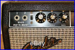 Vintage 1965 Blackface Fender Bassman Amp AB165 50 Watt All Tube Amplifier Head