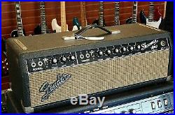 Vintage 1965 Fender Showman Blackface All Tube Amp Head! AB763 Circuit! NICE