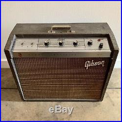 Vintage 1965 Gibson GA-17 RVT Scout 1x10 Tube Combo Guitar Amp Reverb Tremolo