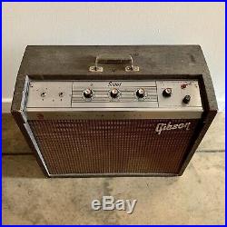 Vintage 1965 Gibson GA-17 RVT Scout 1x10 Tube Combo Guitar Amp Reverb Tremolo