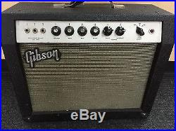 Vintage 1965 Gibson Ga-15 Rvt Explorer Guitar Amp Tube Amplifier