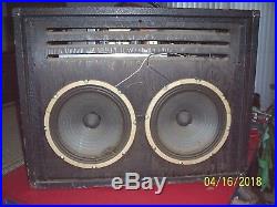 Vintage 1965 Kalamazoo Bass 30 combo amplifier tube amp 2-10 Jensen speakers