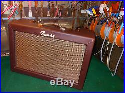 Vintage 1965 Premier T12R REVERB TREM 7591 Tube Guitar Amp 2x12 Jensen Speakers