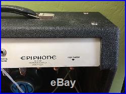 Vintage 1966 Epiphone Comet Ea 32 Rvt Ga 15 Rvt Tube Amp