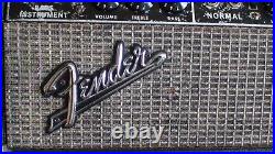 Vintage 1966 Fender Bassman Amp Head For Parts And Repair, In Need Of Service