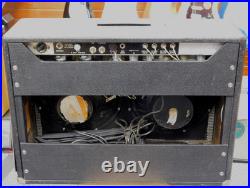 Vintage 1967 Fender Pro Reverb Blackface All Tube Combo Amp with Footswitch