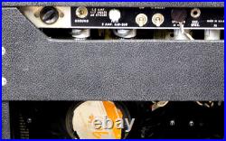 Vintage 1967 Fender Pro Reverb Blackface All Tube Combo Amp with Footswitch