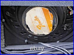 Vintage 1967 Fender Pro Reverb Blackface All Tube Combo Amp with Footswitch