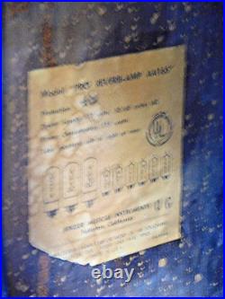 Vintage 1967 Fender Pro Reverb Blackface All Tube Combo Amp with Footswitch