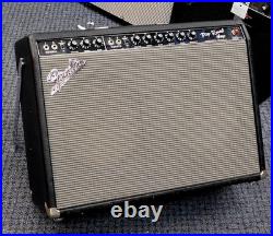 Vintage 1967 Fender Pro Reverb Blackface All Tube Combo Amp with Footswitch