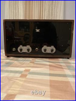 Vintage 1967 Hand Built Wood & Metal Tube Amplifier/Pre Amp High School Project