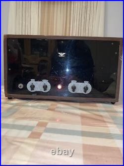 Vintage 1967 Hand Built Wood & Metal Tube Amplifier/Pre Amp High School Project