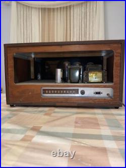 Vintage 1967 Hand Built Wood & Metal Tube Amplifier/Pre Amp High School Project