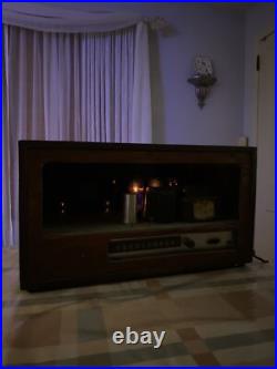 Vintage 1967 Hand Built Wood & Metal Tube Amplifier/Pre Amp High School Project