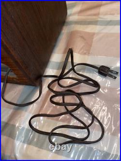 Vintage 1967 Hand Built Wood & Metal Tube Amplifier/Pre Amp High School Project