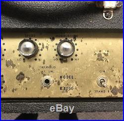 Vintage 1967 Lectrolab R800d 2x12 Tube Guitar Amplifier, Amp, Tremolo