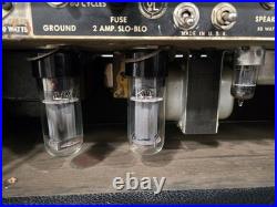 Vintage 1968 Fender Bassman 2 Channel 50 Watt Drip Edge Guitar Tube Amp Head