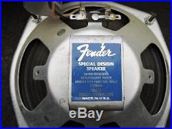 Vintage 1969 Fender Silver Face Vibro Champ Tube Amplifier AA764