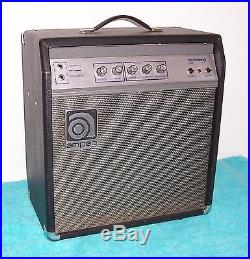 Vintage 1970 Ampeg AC-12 tube amp combo XLNT cond Jensen concert speaker Withcover