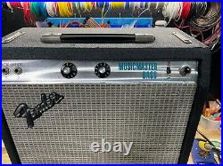 Vintage 1970's Fender Musicmaster Silverface Tube Amp 1x12 Combo Amplifier