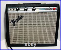 Vintage 1970's Fender Silverface Champ Tube Guitar Amplifier
