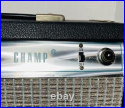 Vintage 1970's Fender Silverface Champ Tube Guitar Amplifier