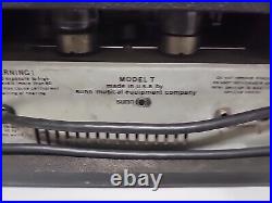 Vintage 1970's Sunn Model T Guitar Tube Amplifier Head WORKING / READ