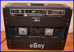 Vintage 1970s Peavey Classic 100 50w Tube Amp 2x12 with Automixer Footswitch