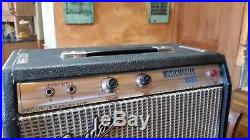 Vintage 1973 Fender Silverface Musicmaster Bass Modified 1x15 Jensen Tube Amp