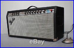 Vintage 1974 Fender Dual Showman Reverb Tube Amp 100 Watts withFootswich Excellent