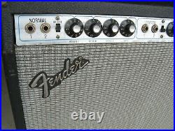Vintage 1974 Fender Twin Reverb Tube Guitar Amplifier Amp