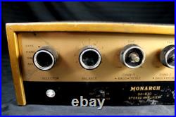 Vintage 1974 MONARCH STEREO TUBE AMPLIFIER Model SA-630 NOT WORKING FOR PART