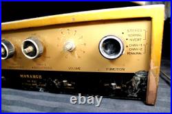 Vintage 1974 MONARCH STEREO TUBE AMPLIFIER Model SA-630 NOT WORKING FOR PART