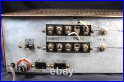 Vintage 1974 MONARCH STEREO TUBE AMPLIFIER Model SA-630 NOT WORKING FOR PART