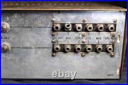 Vintage 1974 MONARCH STEREO TUBE AMPLIFIER Model SA-630 NOT WORKING FOR PART