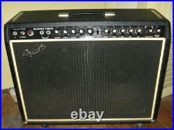 Vintage 1975 Fender Super Twin Guitar Tube Amp Professionally Repaired